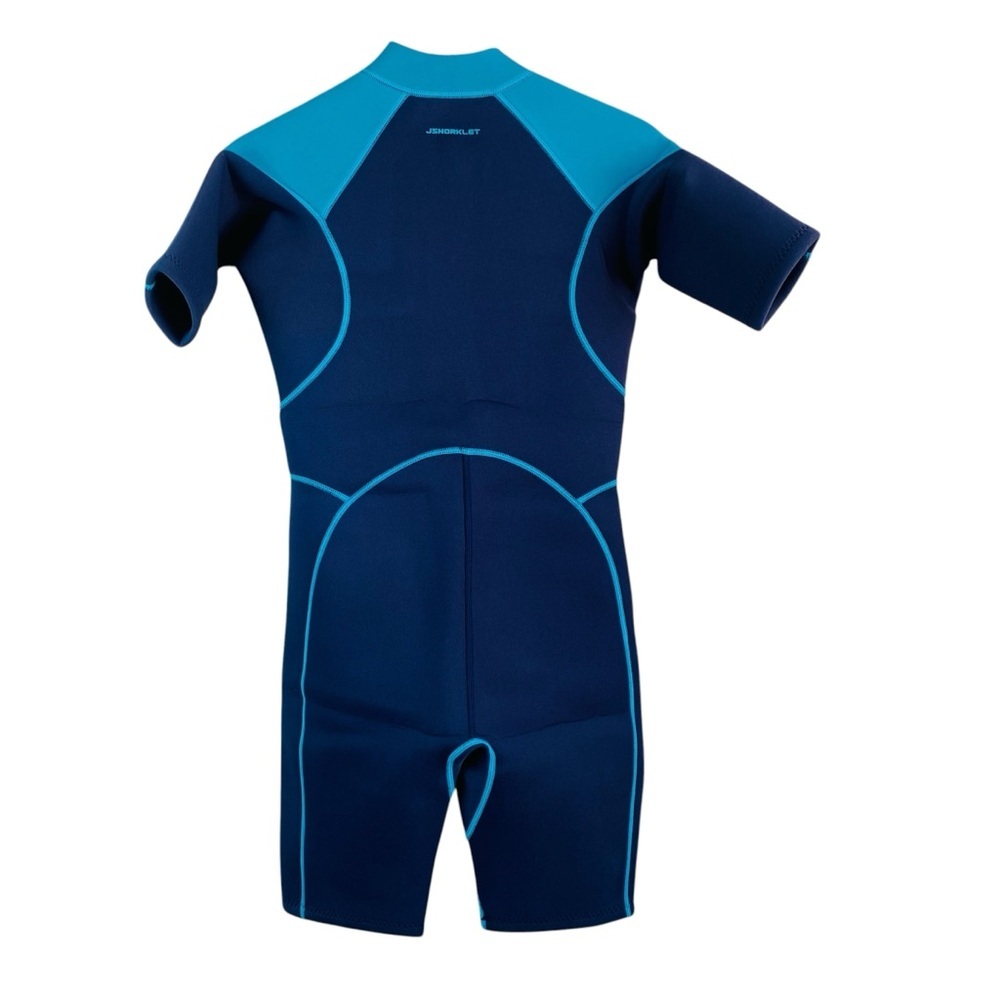 JSnorklet Navy Shorty Wetsuit 3mm Size S - Picture 3 of 7